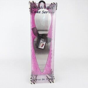 High Heel Cake Server Zebra Black White Magnetic Heel Wild Eye Designs NEW